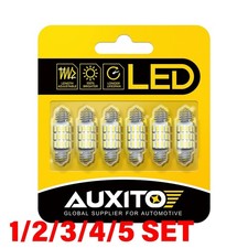31mm 36mm Festoon LED Interior Bulb 6500K White Super Bright Canbus Ready 1-5SET picture