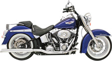 BASSANI XHAUST Tru Dual Exhaust - Fits '86-'06 Softail SFT-211 picture