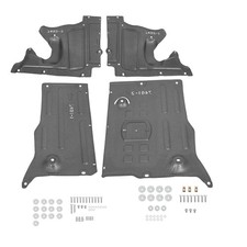 2Psc Metal Engine Splash Shield Guard For 2017-2025 Tesla Model 3&Y Skid Plate picture