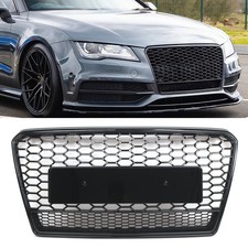 For Audi A7 S7 RS7 Style 2012-2015 Front Honeycomb Mesh Grill Grille Gloss Black picture