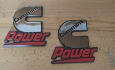 2 Cummins Diesel Power Badges Emblems Decals  picture