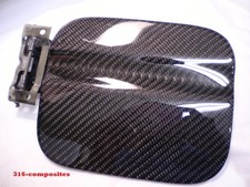 Carbon Fiber Fuel Door Gas Lid For 04-08 Acura TL TYPE-S picture