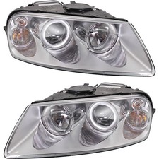 Headlight Left & Right For 2004-07 Volkswagen Touareg with OE Halogen Headlight picture