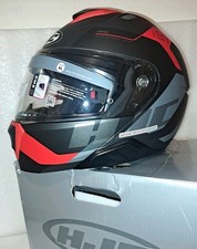 HJC i91 Carst Modular Sunscreen Street Motorcycle Helmet Red Grey Graphic  XL  picture
