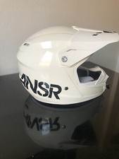 ANSR SNX 1.0 Helmet Youth Medium, White Motor cross, Dirt Bike Riding Helmet picture