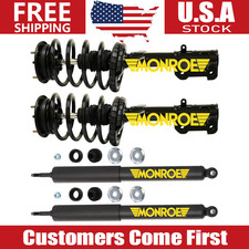 Complete Monroe Front Struts Coil Springs & Rear Shocks For 05-10 Ford Mustang picture