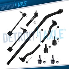 Front Tie Rods Upper Lower Ball Joint Rear Sway Bar for 2007-17 Jeep Wrangler JK picture