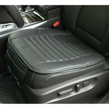 Universal Car Seat Cover PU Leather 3D Breathable Pad Mat for Auto Chair Black picture