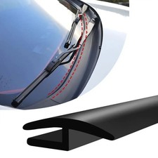 1.7M Car Windshield Cowl Seal Strip Rubber Black Front Rear Weatherproof Seal picture