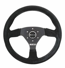 Sparco 015R383PSN R-383 Series Suede Black Steering Wheel picture