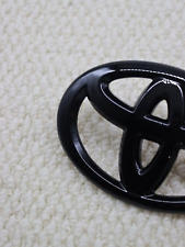1X Black Emblem Overlay Front/Rear Cover For Camry Highlander Rav4 Corolla Yaris picture