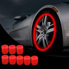 8Pcs Car Tire Caps Glow in The Dark Tire Valve Caps Glowing Tire Valve Stem Caps picture
