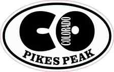 4in x 2.5in Oval CO Colorado Pikes Peak Sticker Car Truck Vehicle Bumper Decal picture