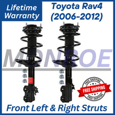 Monroe New OEM Front Struts For 2006-2012 Toyota Rav4, Lifetime Warranty. picture