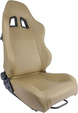 JEGS GS-1 High Back Sport Seat Driver or Passenger Side Beige picture