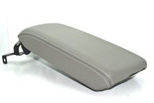 🚚 2015-2019 Hyundai Sonata Gray Center Console Leather Armrest Top Lid OEM picture