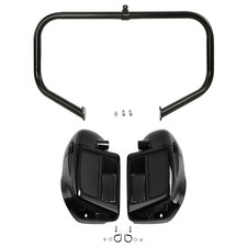 Black Lower Vented Fairings Engine Guard Bar Fit For Harley Road Glide 2014+ picture