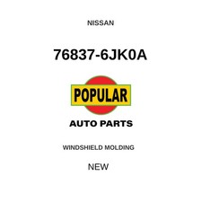 Genuine 2017-2024 Nissan Armada Windshield Molding 76837-6JK0A picture