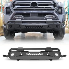 For 2024-2026 Toyota Tacoma Offroad Heavy Duty Black Steel Textured Front Bumper picture