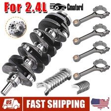 Engine Crankshaft & Con Rods & Bearings Set For Chevry Equinox Buick Regal 2.4L picture