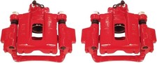 Power Stop Rear S2726 Pair of High-Temp Red Powder Coated Calipers For Toyota picture