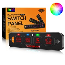 AUXBEAM AS-R40 4 Gang RGB Slim LED Touch Switch Panel Toggle/ Momentary/ Pulsed picture