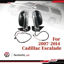 LH-RH Power Heated Power Folding Turn Signal For 07-14 Cadillac Escalade 2PC USA picture