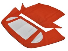 Fits 1990-2002 Mercedes-Benz R129 SL 300SL 500SL 600SL Soft Top Canvas Logo Red picture