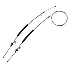 Parking Brake Cables Rear Pair Long And Short 1968 Ford Mustang OE Steel 2pc picture