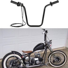 Motorcycle 7/8'' 22mm Handlebar 13'' Ape Hanger For Kikker 5150 Hardknock Bobber picture