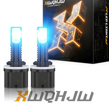 880 LED Fog Light Bulbs 8000K Blue 12000LM Super Bright Blue Combo Kit 2Pcs picture