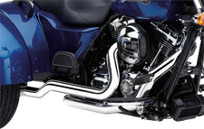 Cobra Powerport Dual Head Pipes Chrome 6254 Tri Glide/Street Glide Trike 10-16 picture