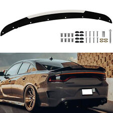 For 2015-2023 Dodge Charger SRT Hellcat 2Pcs Wicker Bill Rear Spoiler Wing Black picture