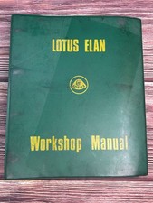 Original Lotus Elan Factory Workshop Manual X036 T 0327Z Reprint Oct 1974 OEM picture