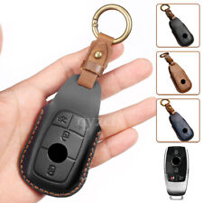 4 Buttons Leather Car Remote Key Case Cover For Mercedes-Benz A B C E S G-Class picture