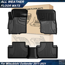 Car Floor Mats Liners TPE Carpets All Weather For Mitsubishi Outlander 2011-2021 picture