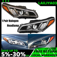 For 2015 - 2017 Hyundai Sonata Pair Headlights Headlamps Driver & Passenger picture
