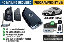 PRE-PROGRAM BY VIN FOR 2020-2025 SUPRA A90/A91 BDC3 SMART REMOTE KEYLESS ENTRY picture