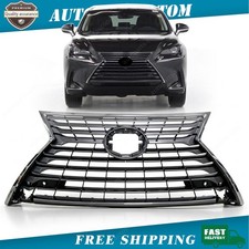 Front Dark Gray Grille W/ Chrome Fit 2018-2021 Lexus NX300/h Base 5310178180 picture