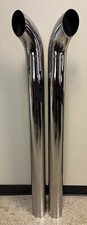 Chrome Stacks 4 Inch Curved Pipe 4