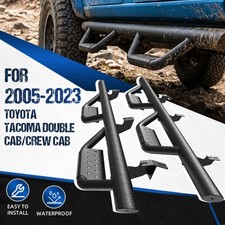 Drop Running Boards for 2005-2023 Toyota Tacoma Double Crew Cab Side Step Bars picture