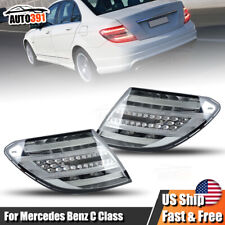 2X LED Tail Brake Light For Mercedes Benz W204 C-Class 2008-2010 C250 C300 Smoke picture