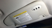 2015-2023 Ford Edge Left Driver Sun Visor Garage Door Opener Gray picture