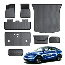 COMAUTO Floor mats & Trunk Liner 10PCS for Tesla ModelY Juniper 25-27(Not 7Seat) picture
