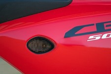 Hotbodies Flush Mount Turn Signals Smoke for Honda CBR500R 2013-2015 picture
