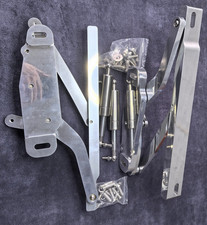 1969 - 1972 Chevelle and El Camino Hood Hinges Billet Chevy Pair 1969 1970 1971 picture