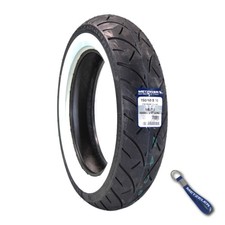 Metzeler ME 888 Marathon Ultra White Wall 150/80 B16 REINF Rear Tire w/ Keychain picture