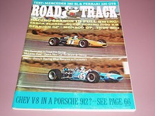1968 ROAD & TRACK MAGAZINE 8/68 *MGB/GT/McLaren Ford/Formula 1 racing/1967/Lotus picture