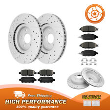 Front & Rear Brake Rotors + Ceramic Pads for Nissan Murano Pathfinder JX35 QX60 picture