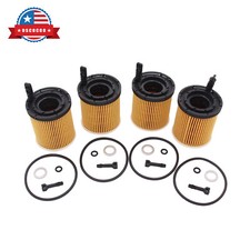 4Pcs Oil Filter Seal Pack for 2020-2022 Hyundai Accent Sonata Venue Kia Rio 1.6L picture